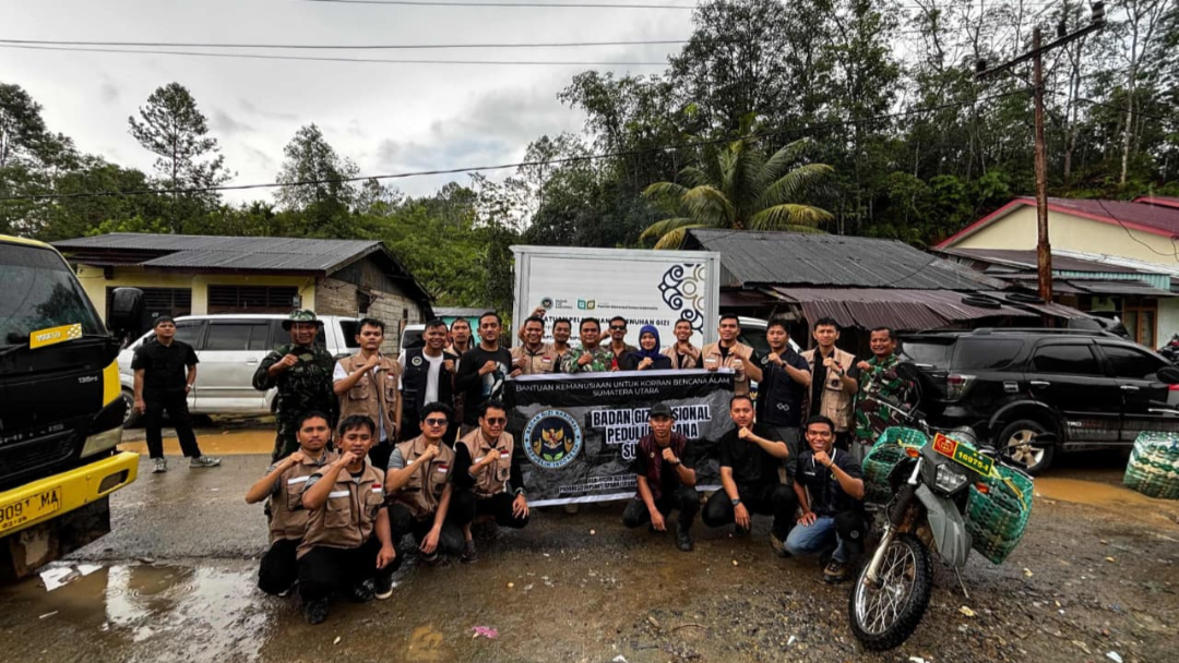 BGN Seluma Acungi Jempol Aksi Mandiri SPPI Sumut Bantu Korban Bencana